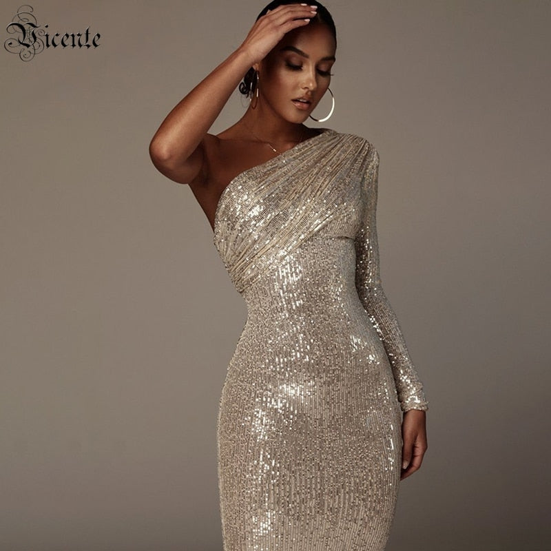 Luxury sequin dress