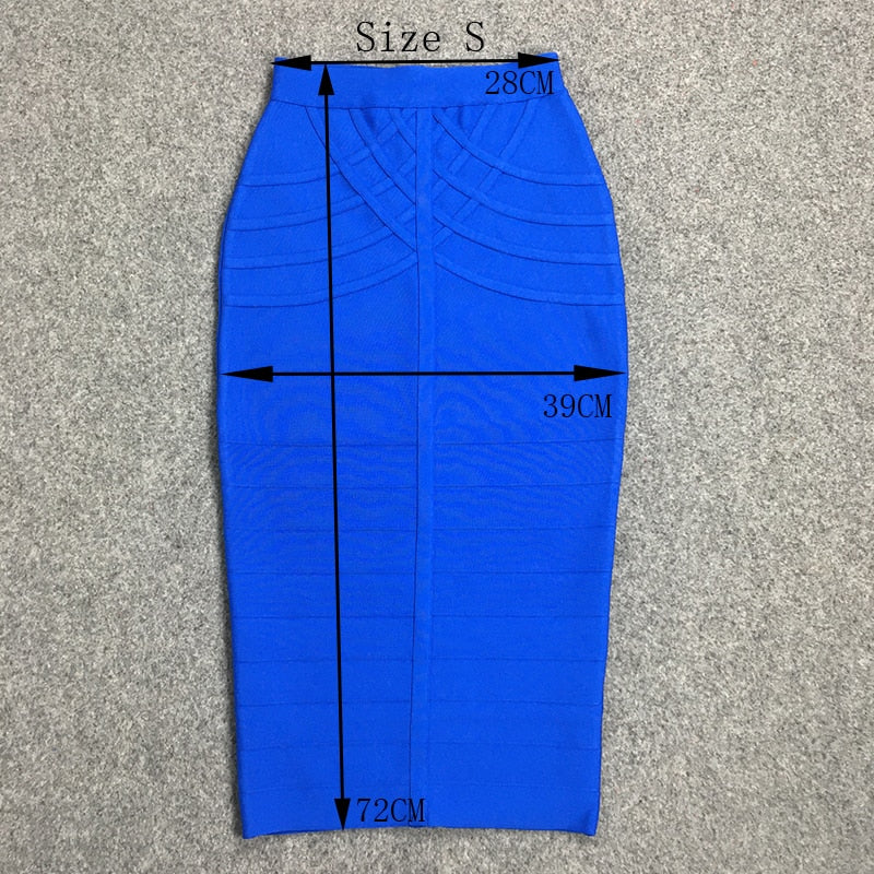 Bandage midi skirt