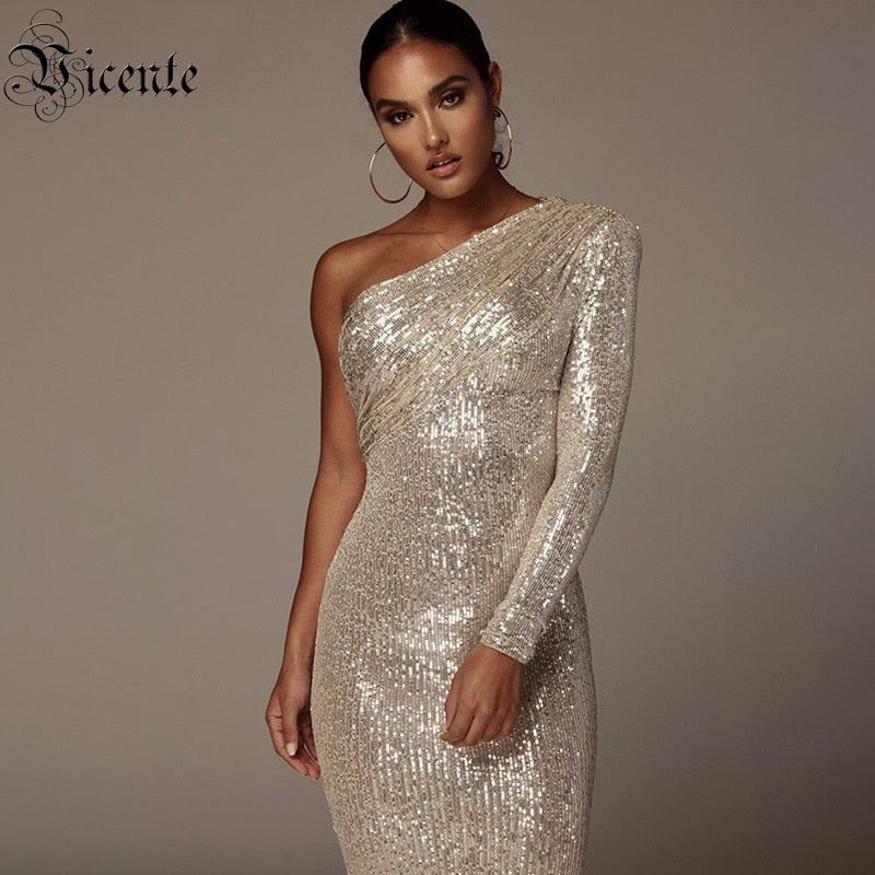 Luxury sequin dress