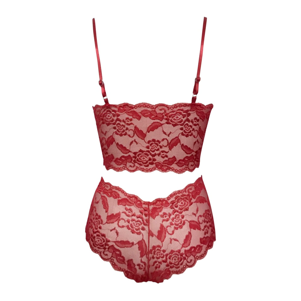 LINGERIE SEXY CONJUNTO SOUTIEN E SHORTINHO