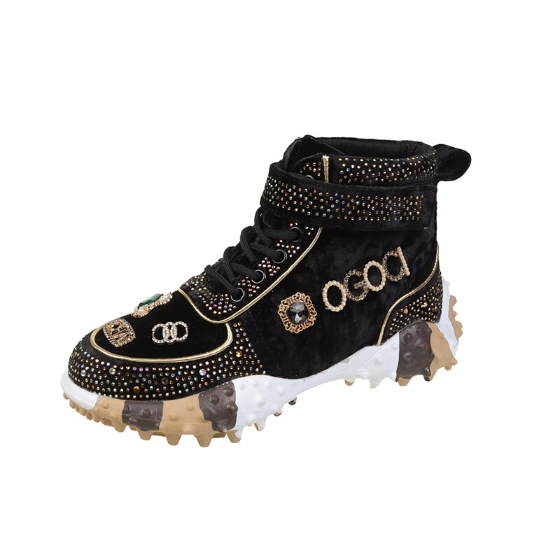 LUXURY SNEAKERS AND BOOTS WITH JEWELRY